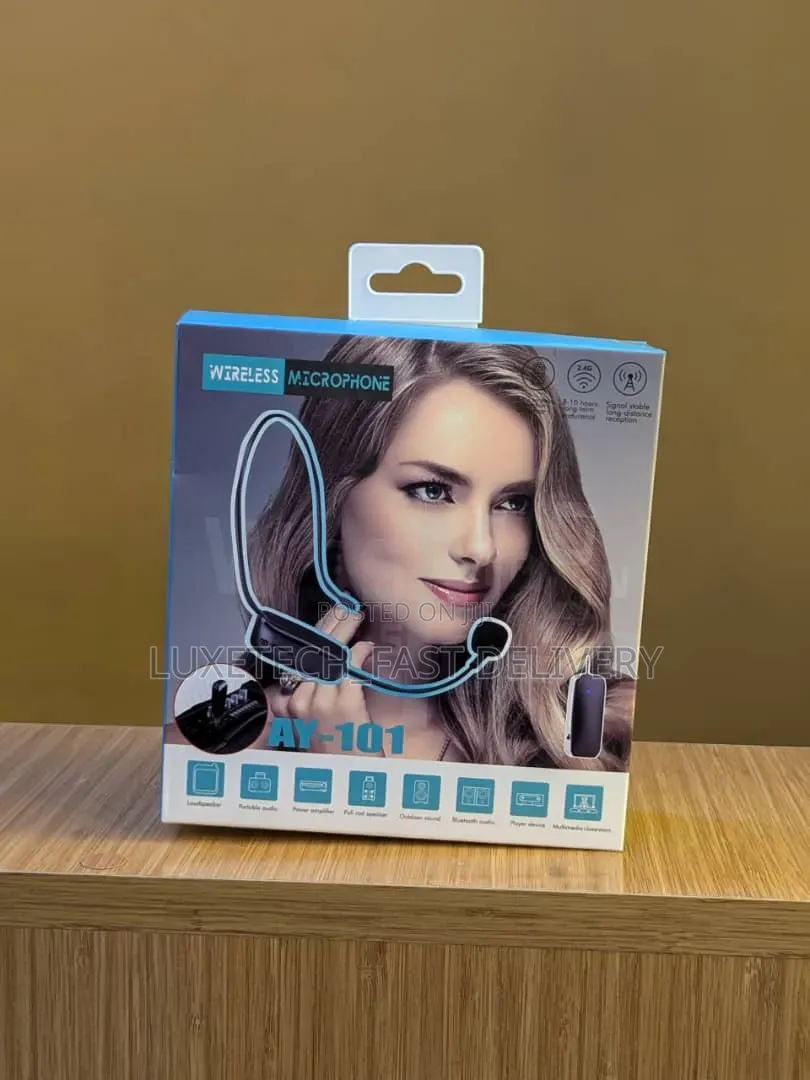BRSS Ay-101 Rechargeable Wireless Headset Microphone