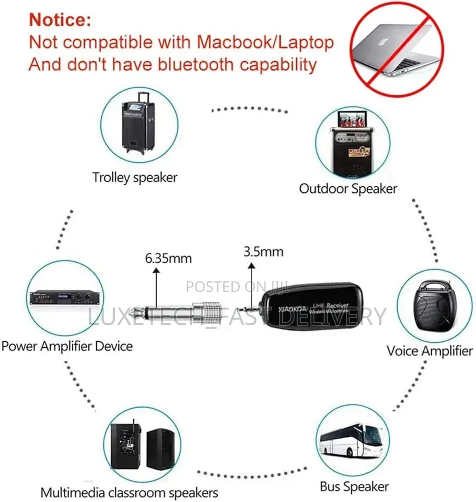 BRSS Ay-101 Rechargeable Wireless Headset Microphone