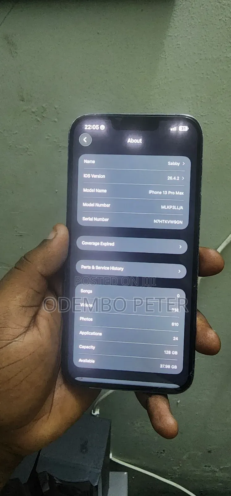 Apple iPhone 13 Pro Max 128 GB Gray