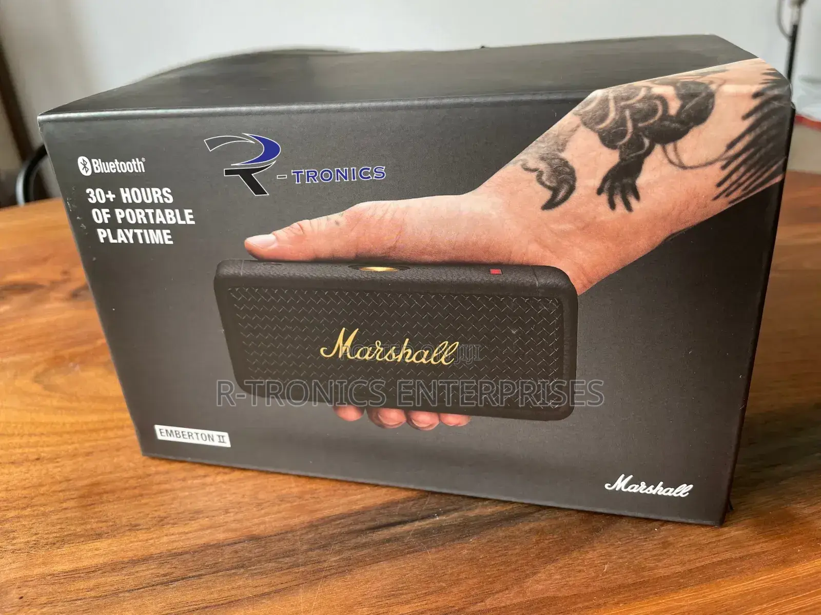 Marshall Emberton Ii Portable Bluetooth Speaker, Black Brass