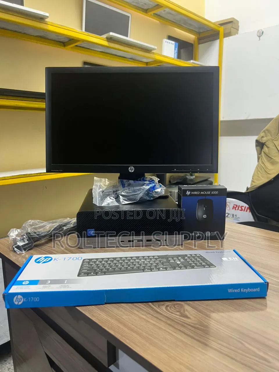 Desktop Computer HP ProDesk 600 G4 8GB Intel HDD+SSD 500GB