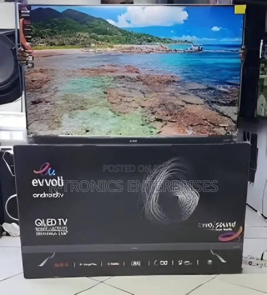 50 Inch Evvoli Ultra Hd Qled Smart Android Tv Frameless