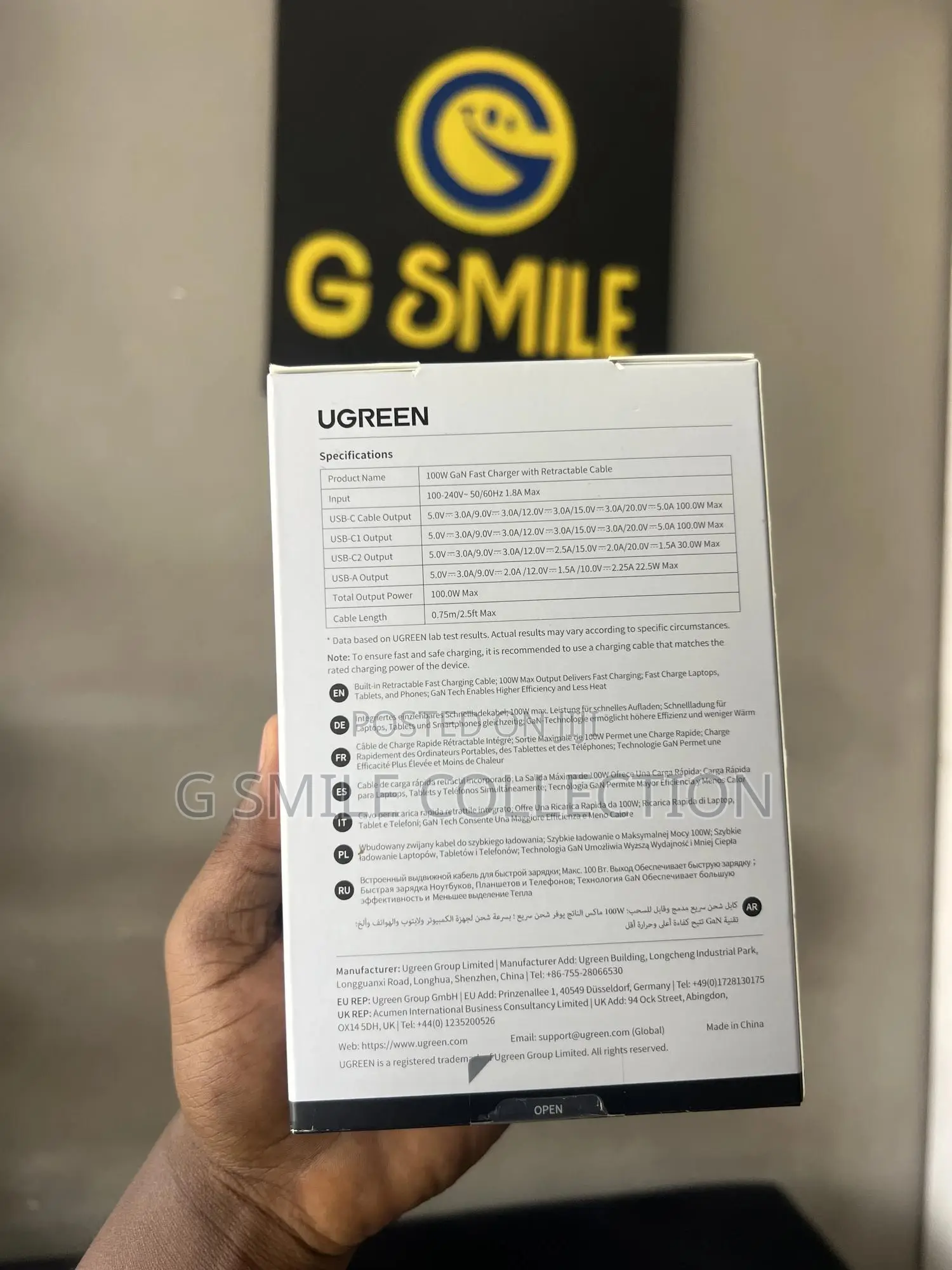 Ugreen Nexode Pro Gan Fast Charger 100w