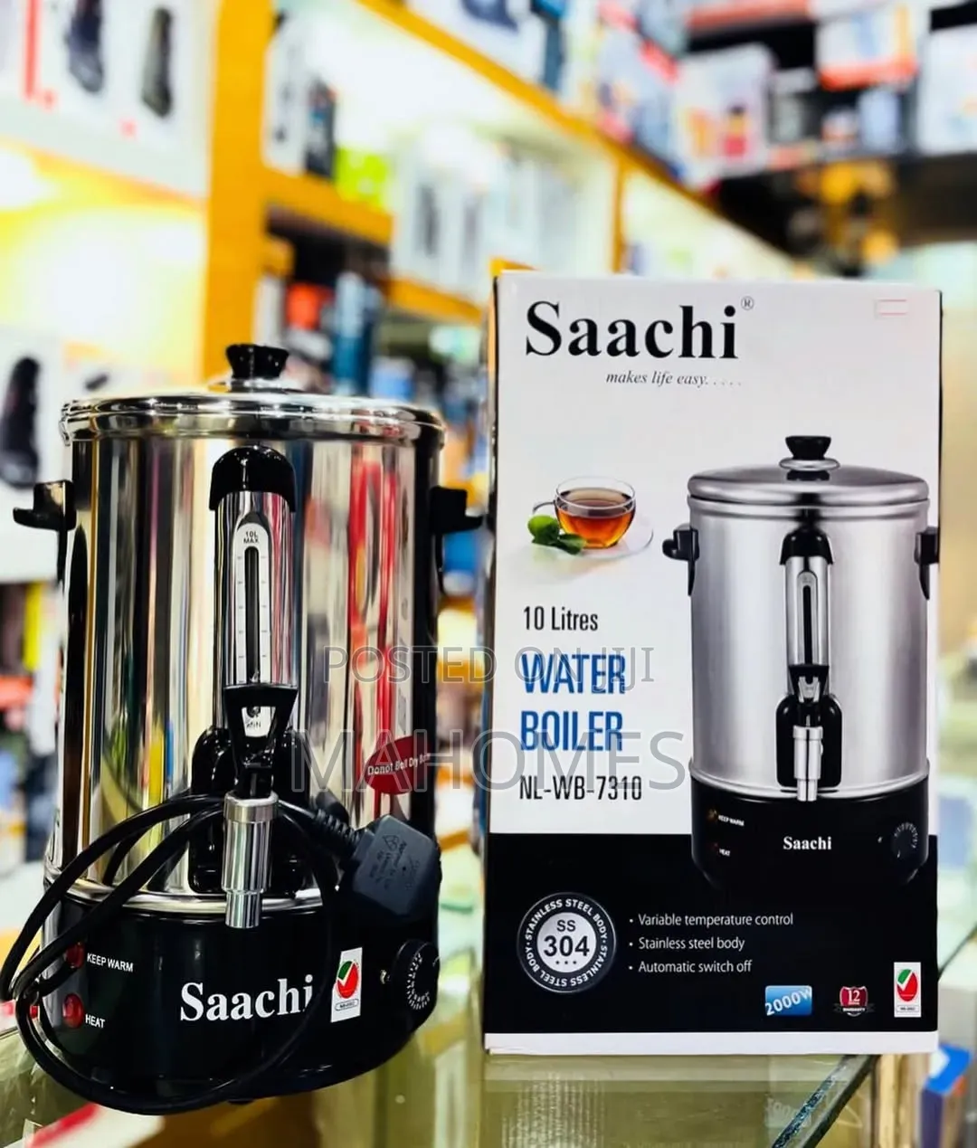 Saachi Water Boiler With 10litres 2000w