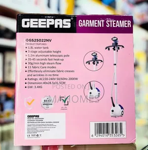 Ggs25022nv) Geepas Garment Steamer