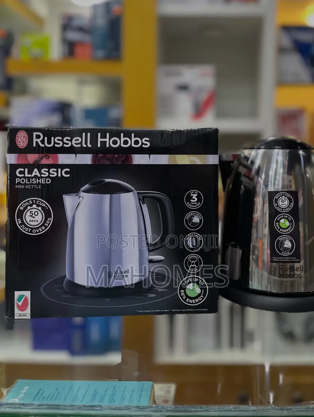 Russell Hobbs Classic Polished Mini Kettle With 1.0l and 2400w