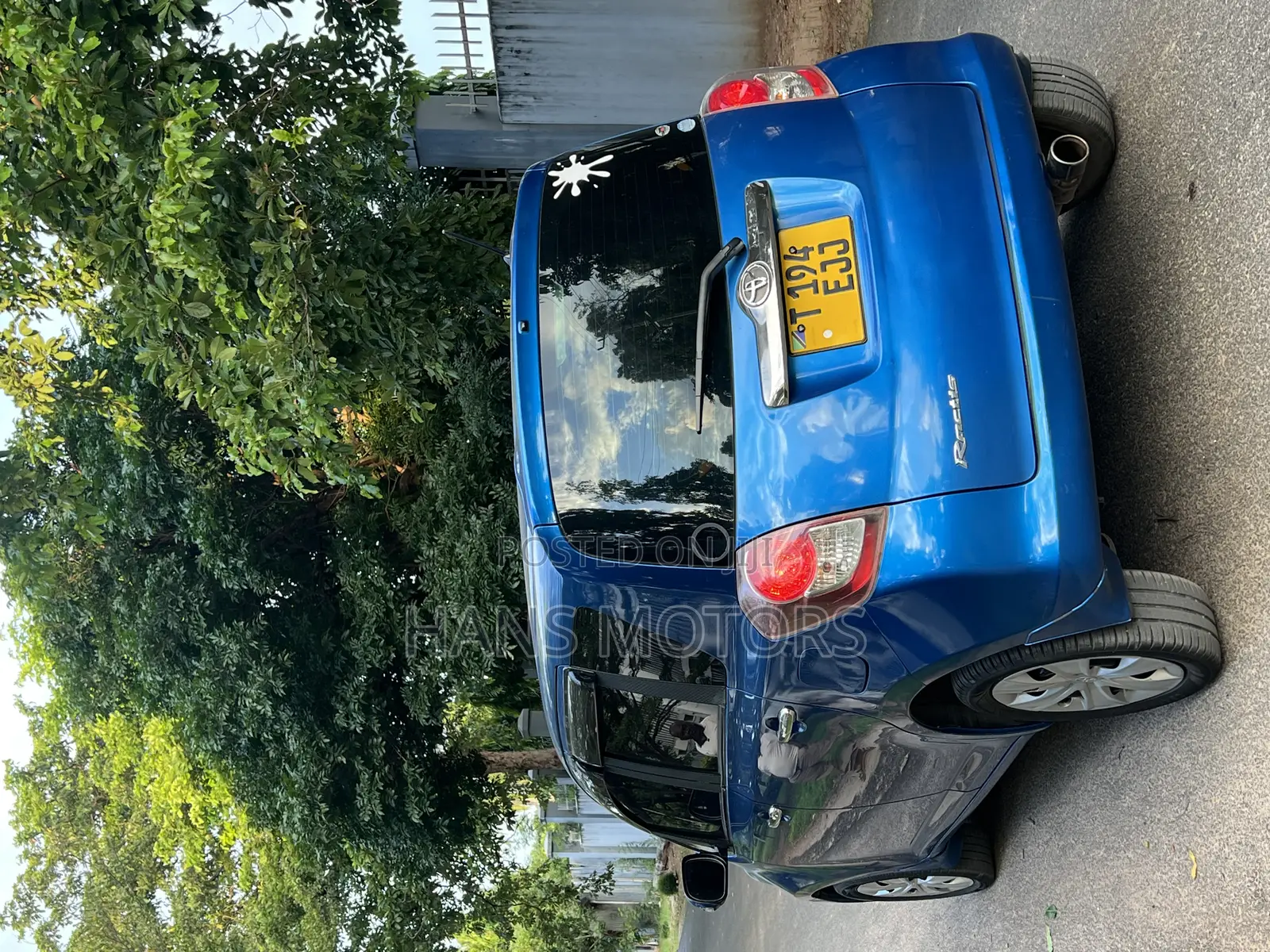Toyota Ractis 2008 Blue