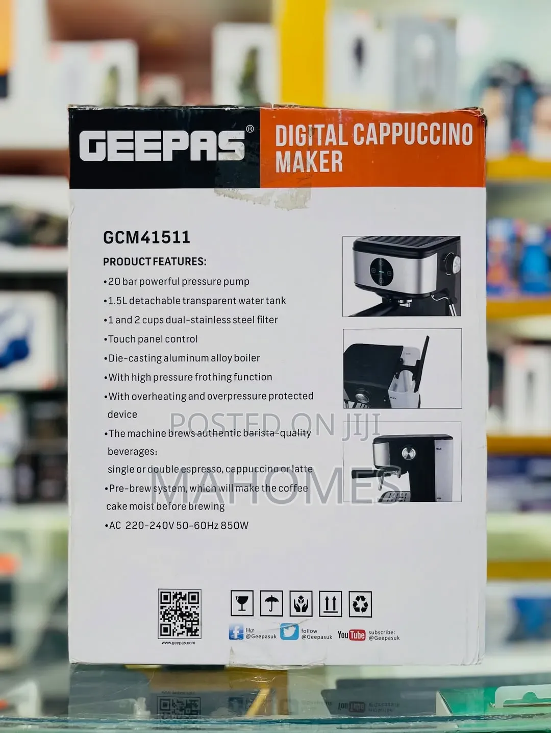 Geepas Digital Cappuccino Maker