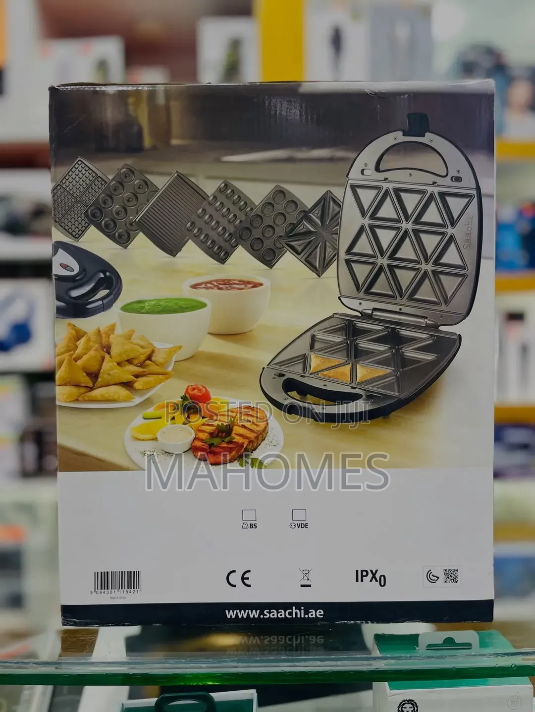(Nl-7m-1542-Bk) Saachi 7 in 1 Multi Snacks Maker