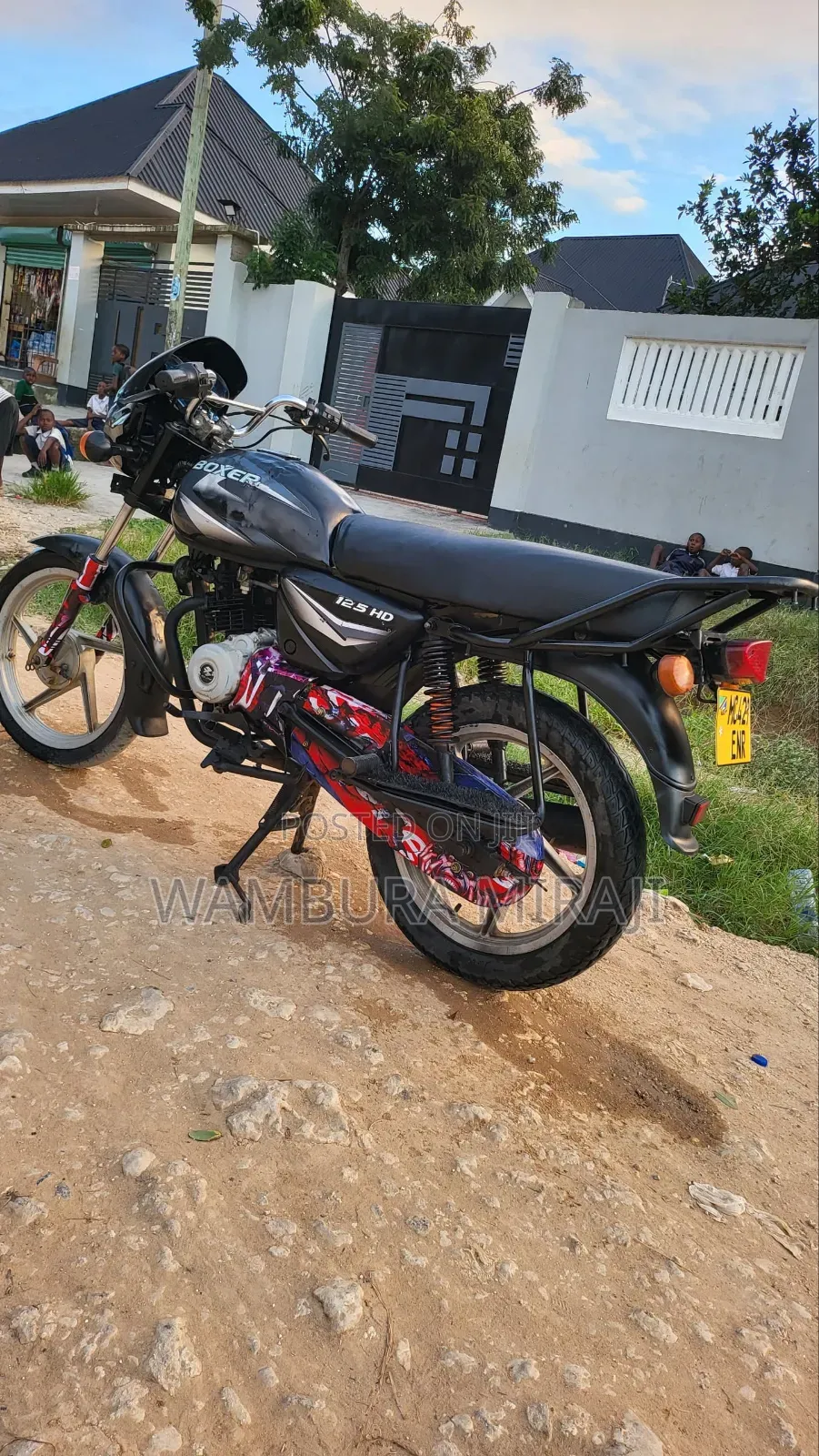New Bajaj Boxer 125 2025 Black