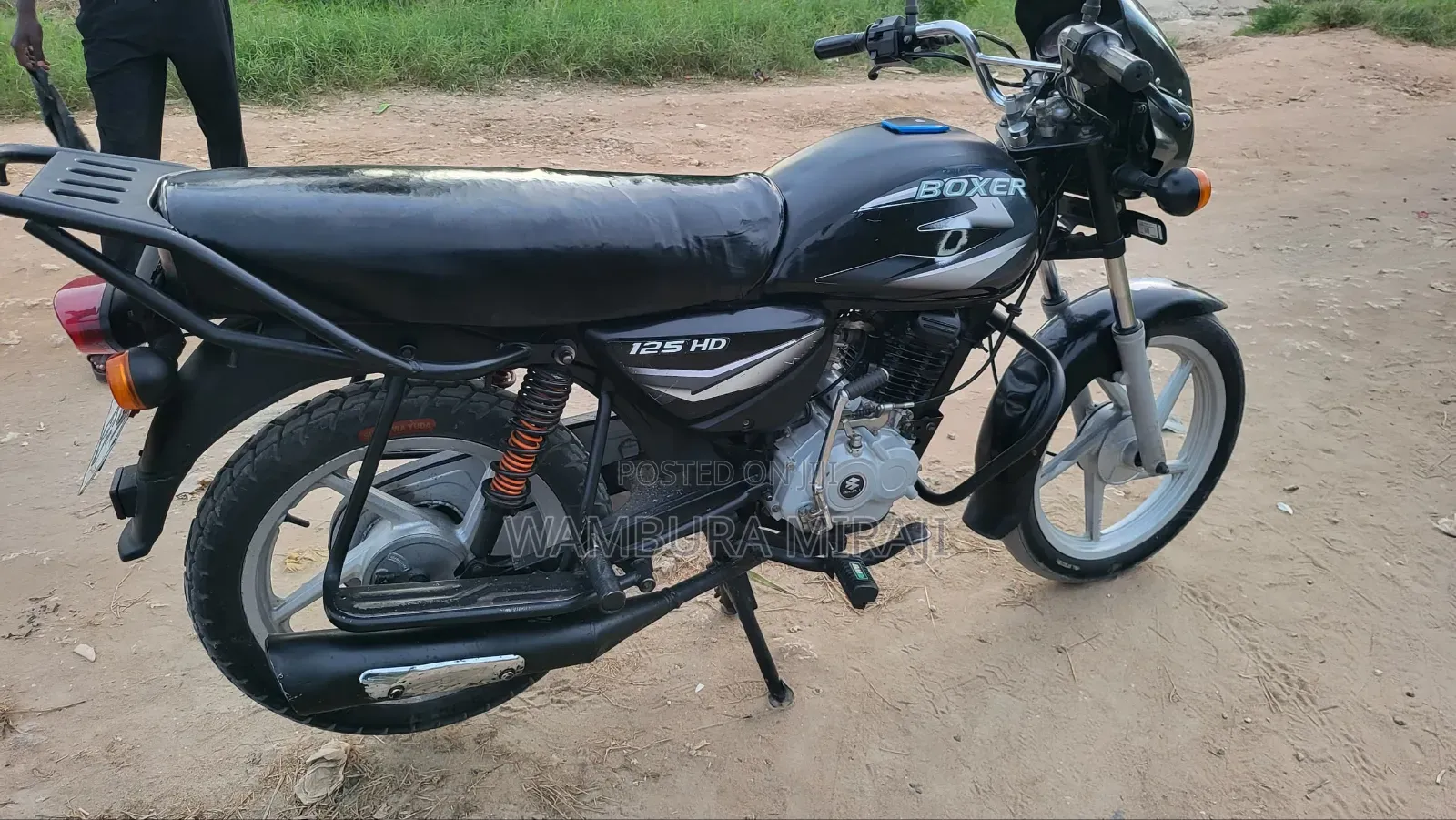 New Bajaj Boxer 125 2025 Black