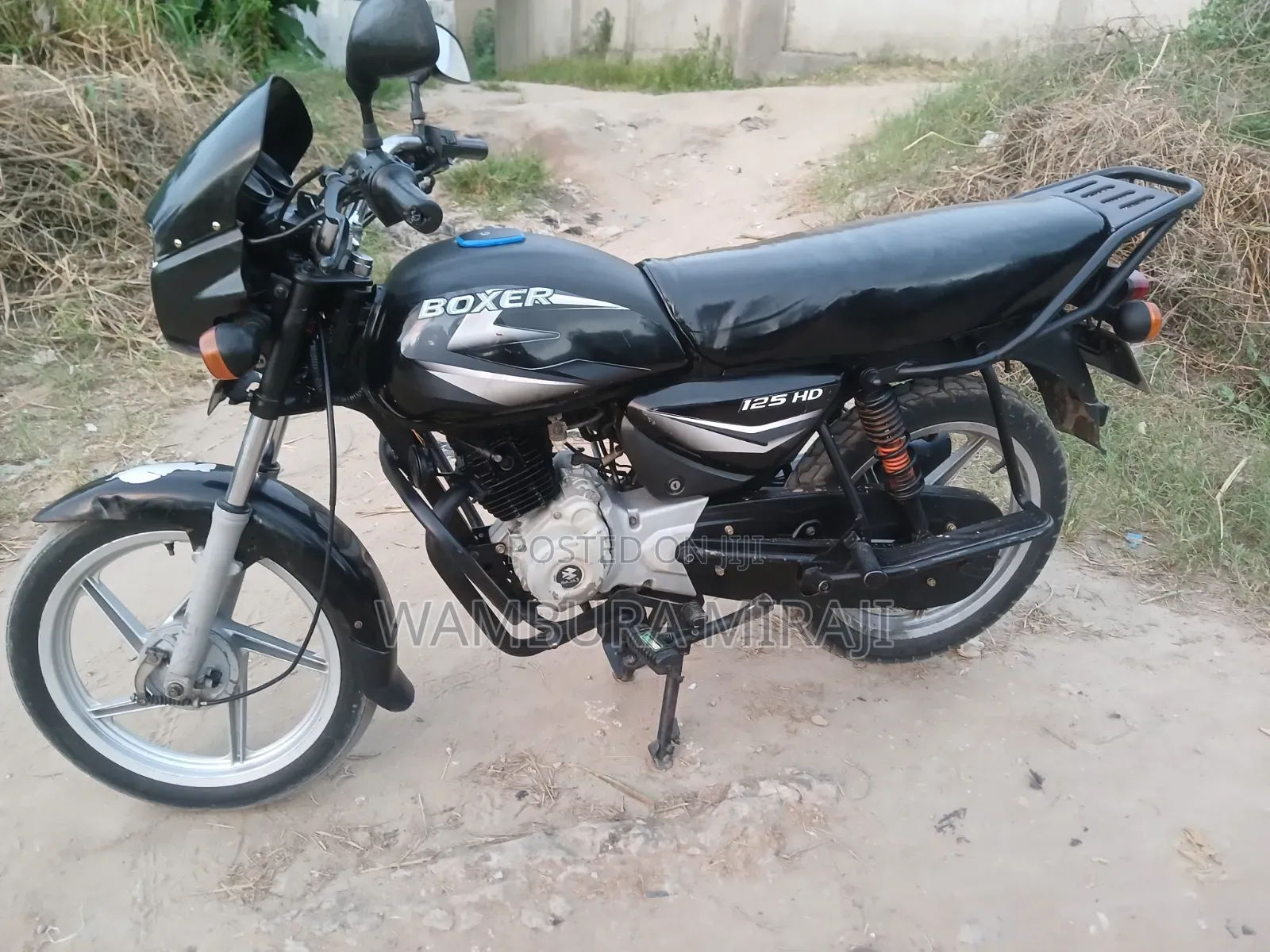 New Bajaj Boxer 125 2025 Black