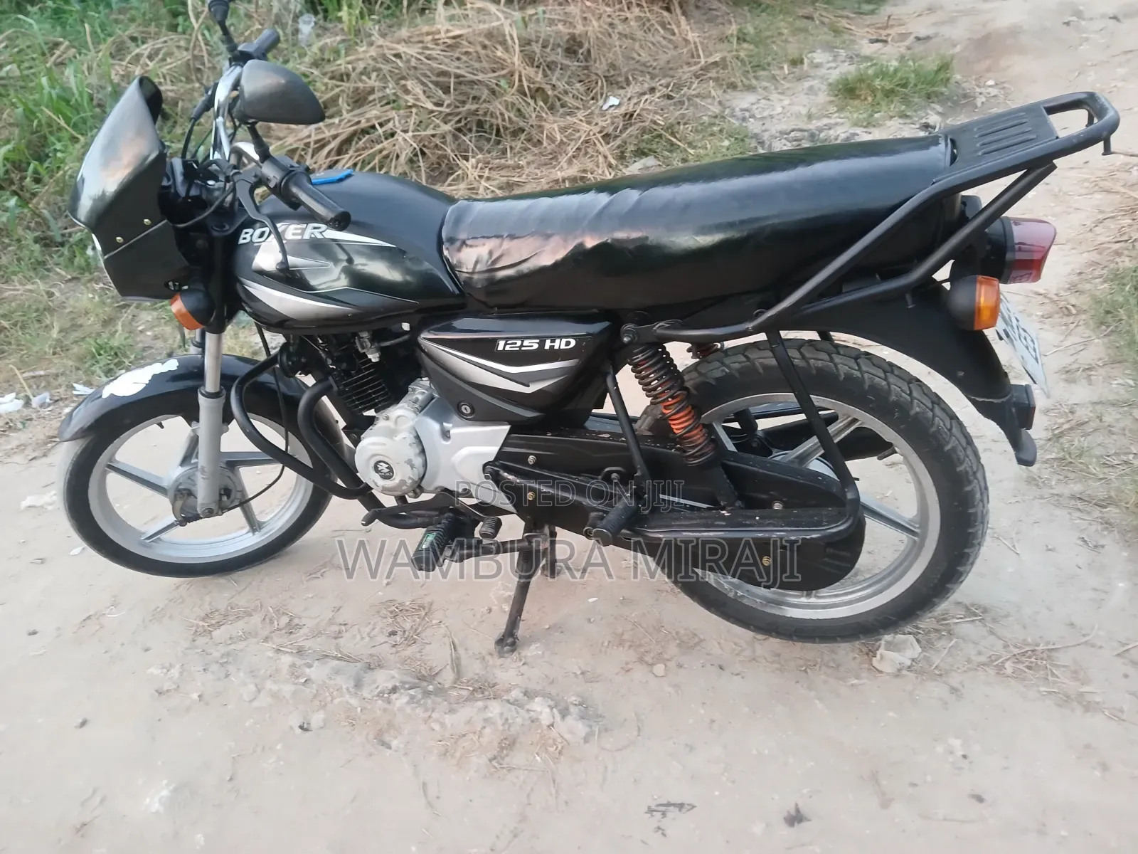 New Bajaj Boxer 125 2025 Black