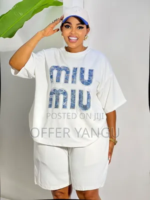 Miu Shirt Shorts 2pc