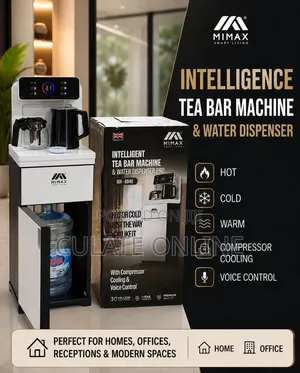 Mimax Intelligent Tea Bar Machine and Water Dispenser With Compressor