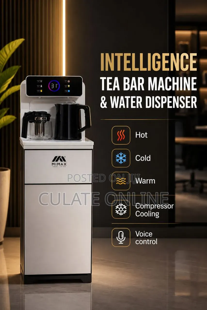 Mimax Intelligent Tea Bar Machine and Water Dispenser With Compressor