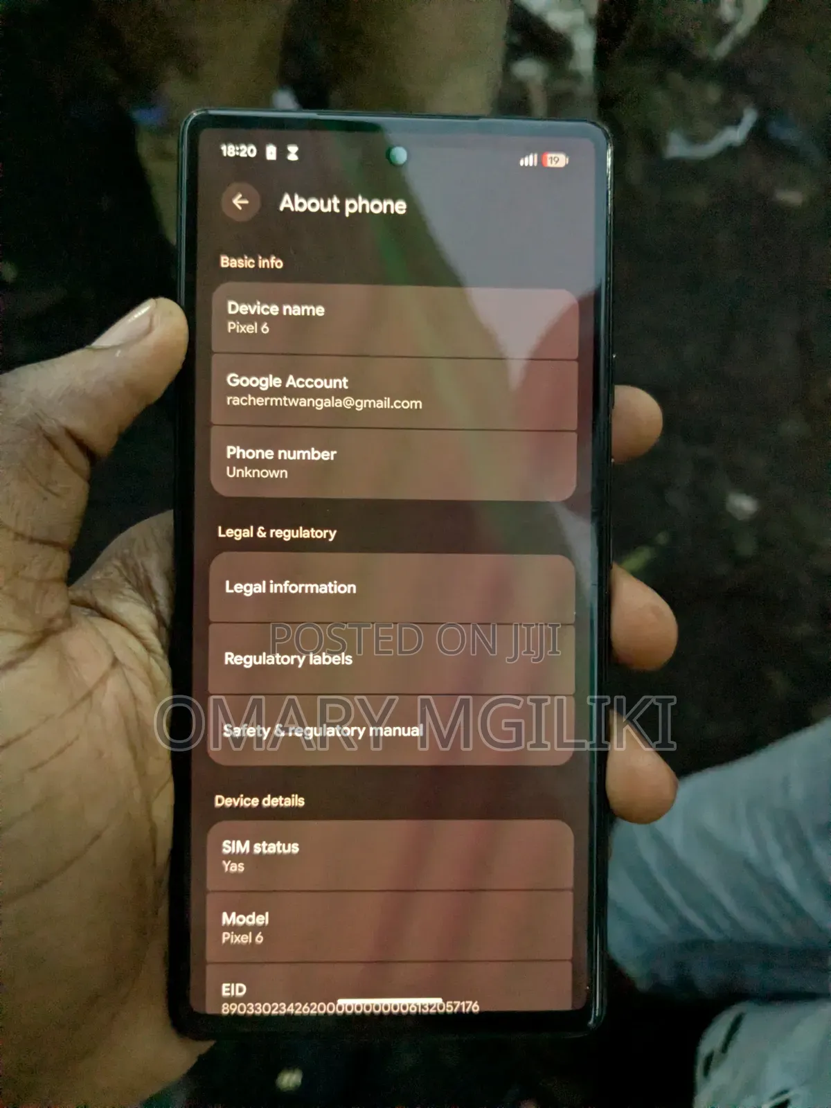 Google Pixel 6 128 GB Gray