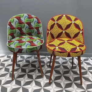 Chair Made With African Print Cloth! Let's Us Make It for You