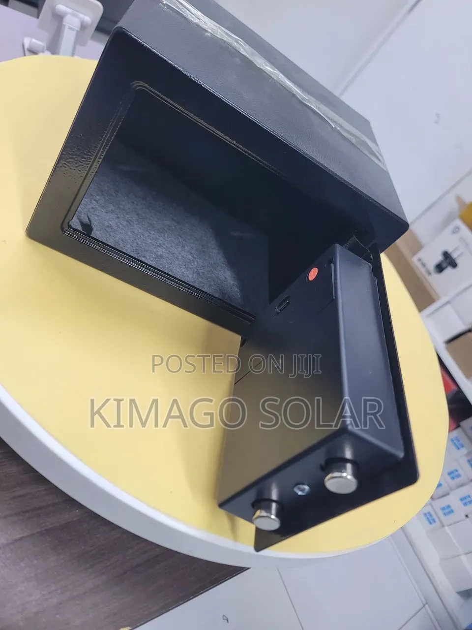 Mini Safe Inayofungwa Ukutani Au Kwenye Kabati La Nyumbani