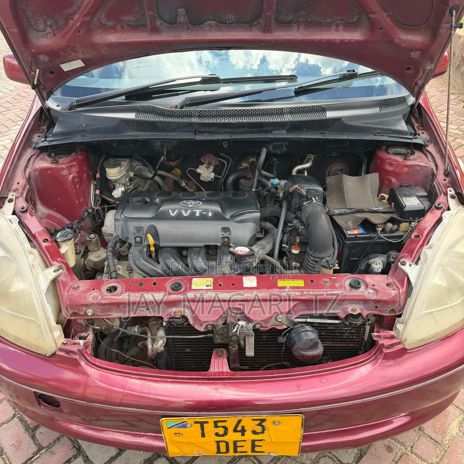Toyota Vitz 2003 Red