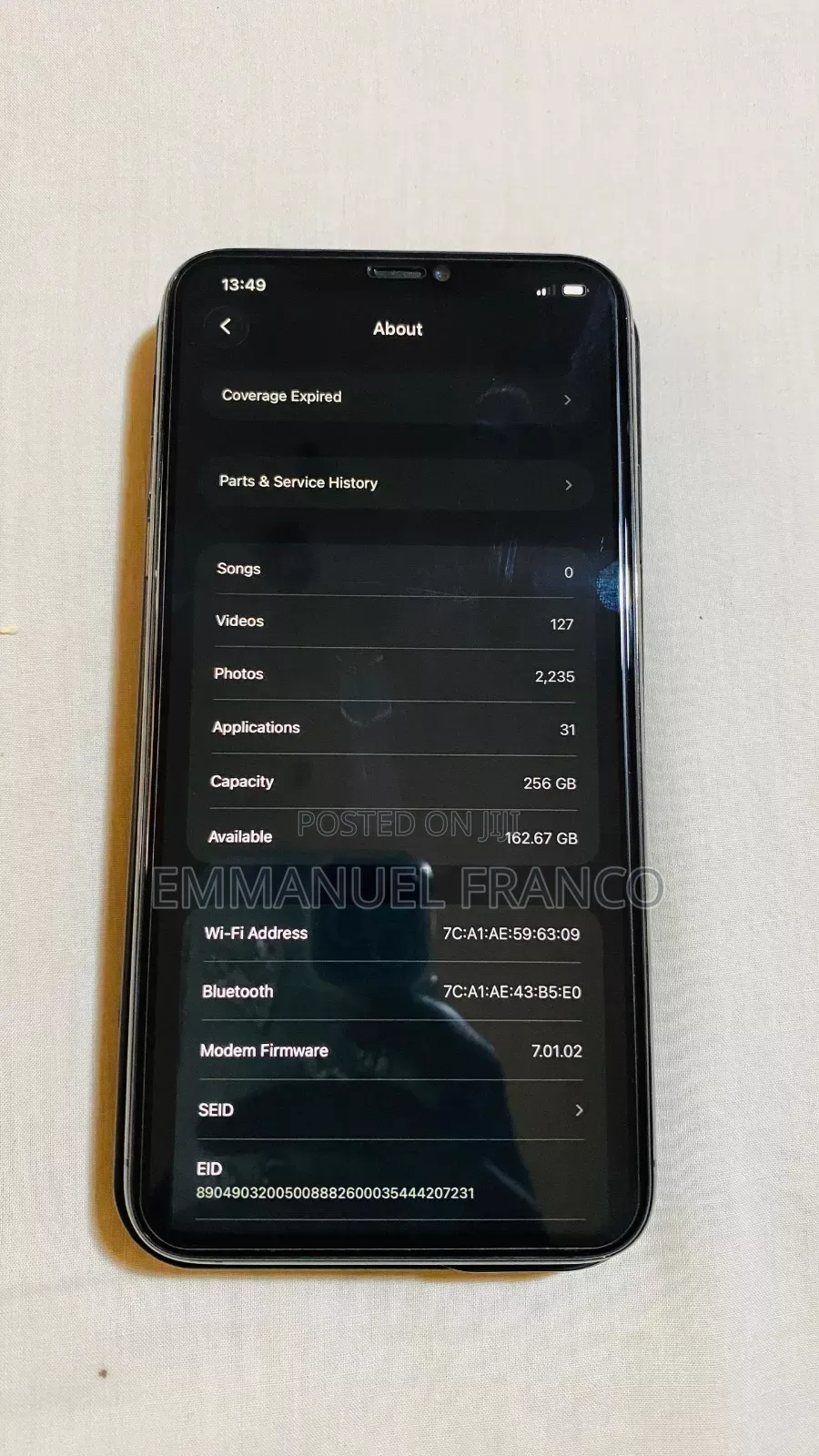 Apple iPhone 11 Pro Max 256 GB Black