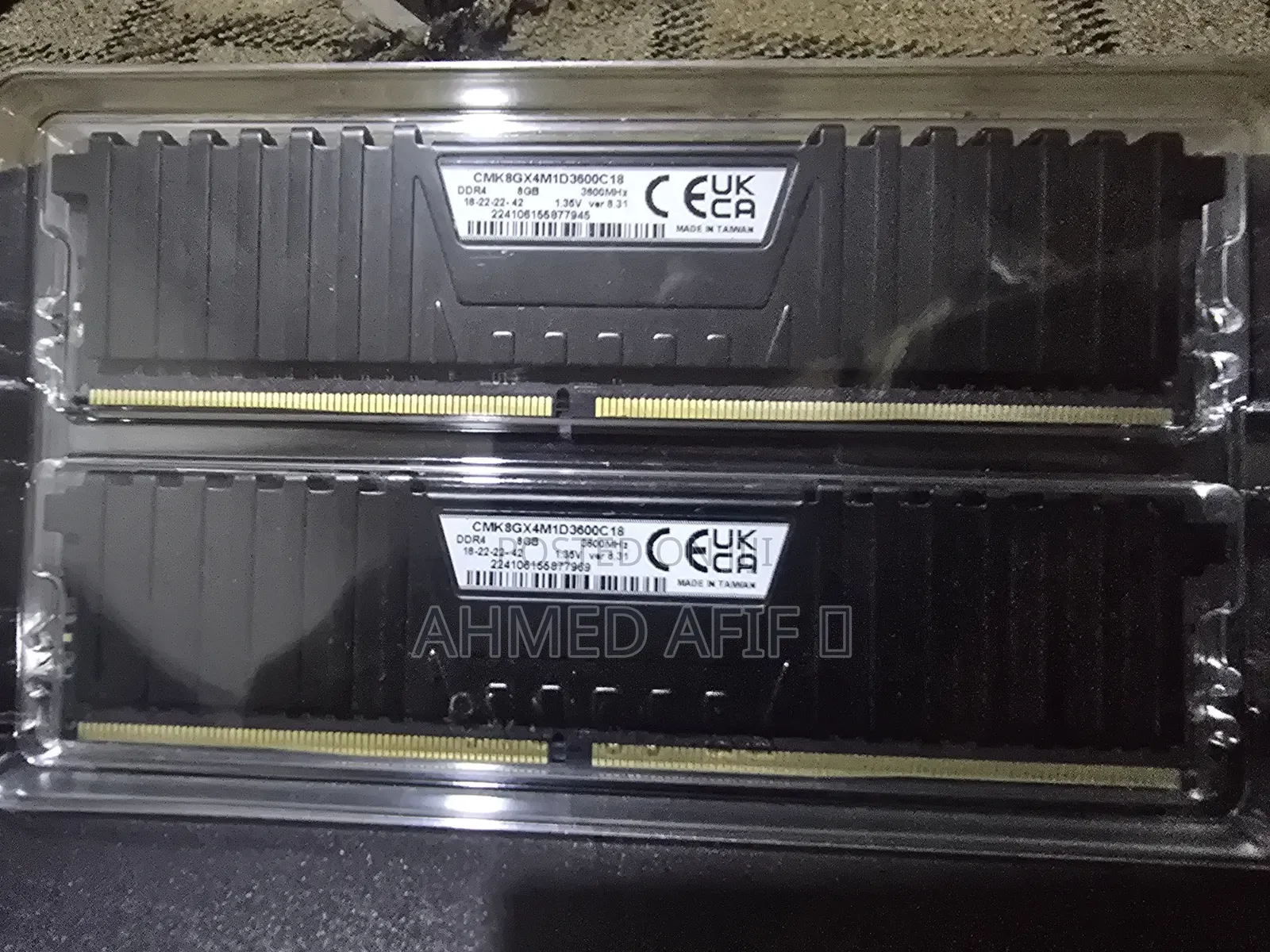 Corsair Vengeance Ddr4 2×8gb Ram 3600mhz