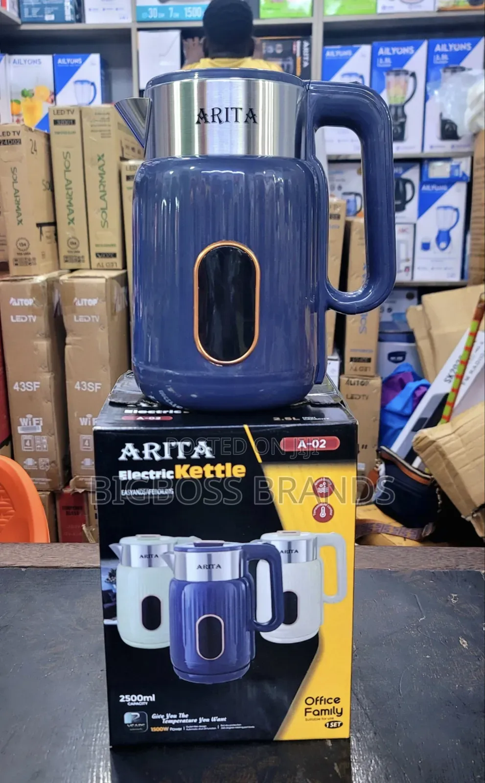 Arita Electric Hot Water Kettle 2 Liters a-02