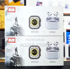 Earldom Smartwatch With Airpods Pro 2 Combo New