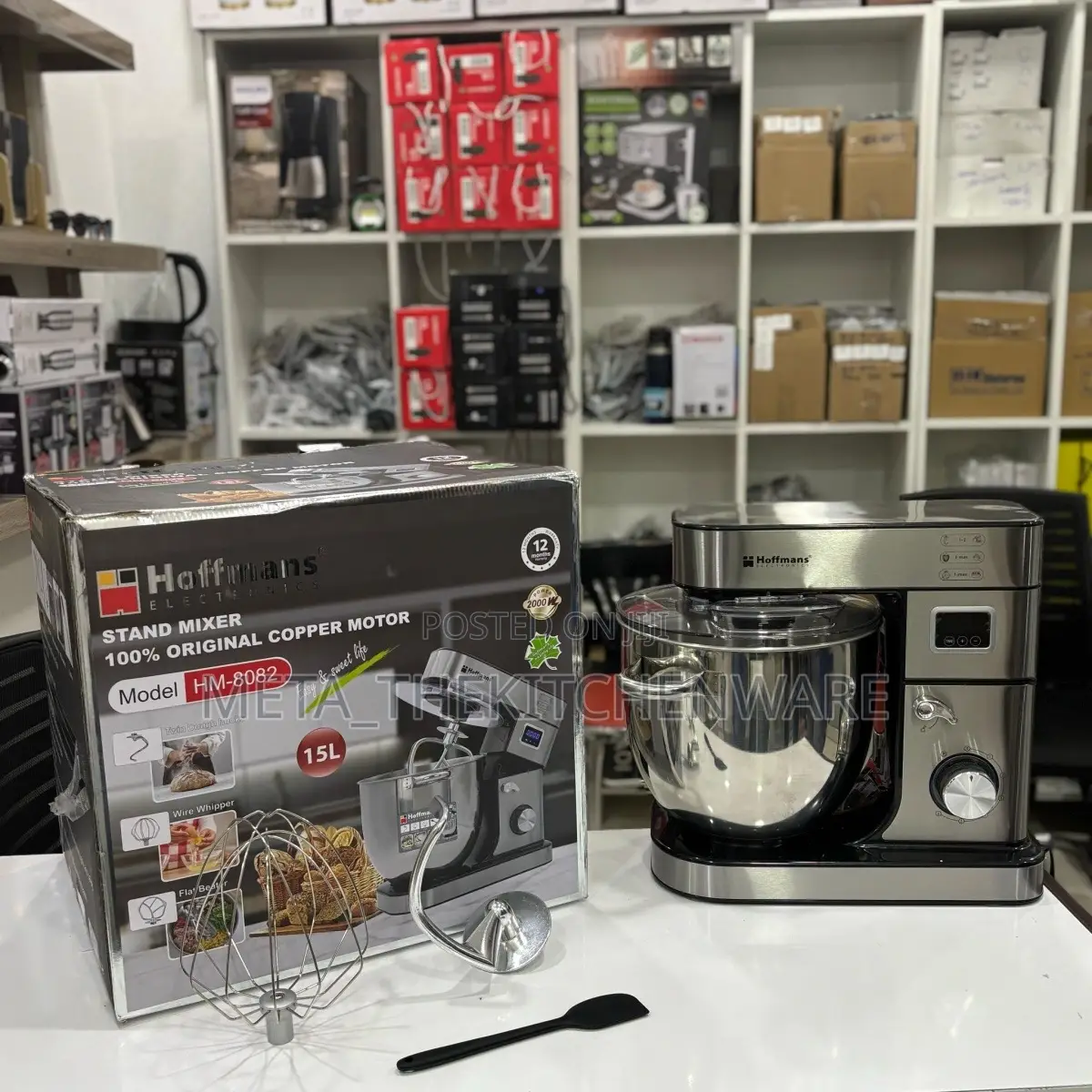 Hoffmans Multi Function Stand Mixer 15l 2000w