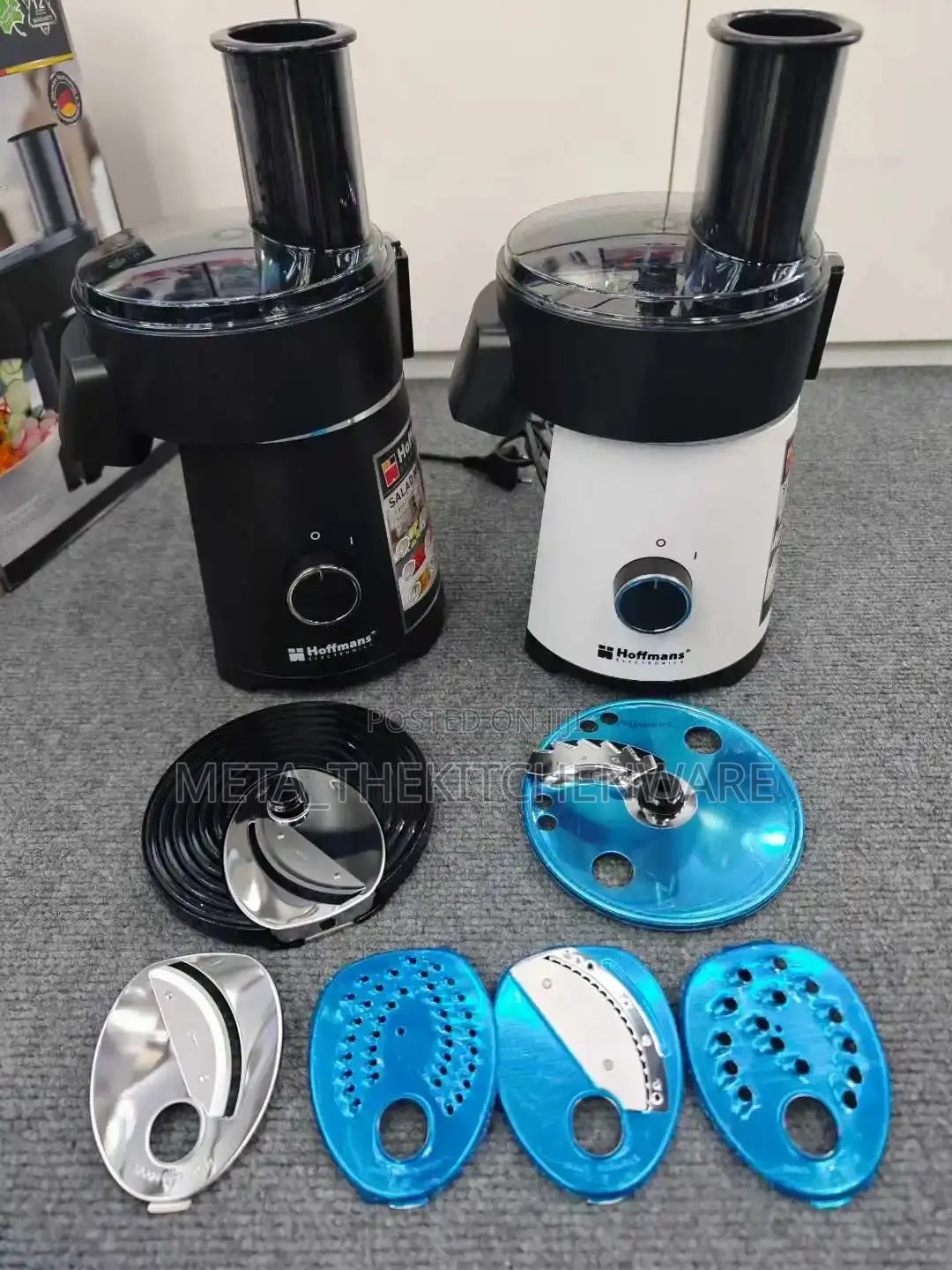 Hoffmans 6 In 1 Electric Salad Slicer / Vegetable Cutter 200w