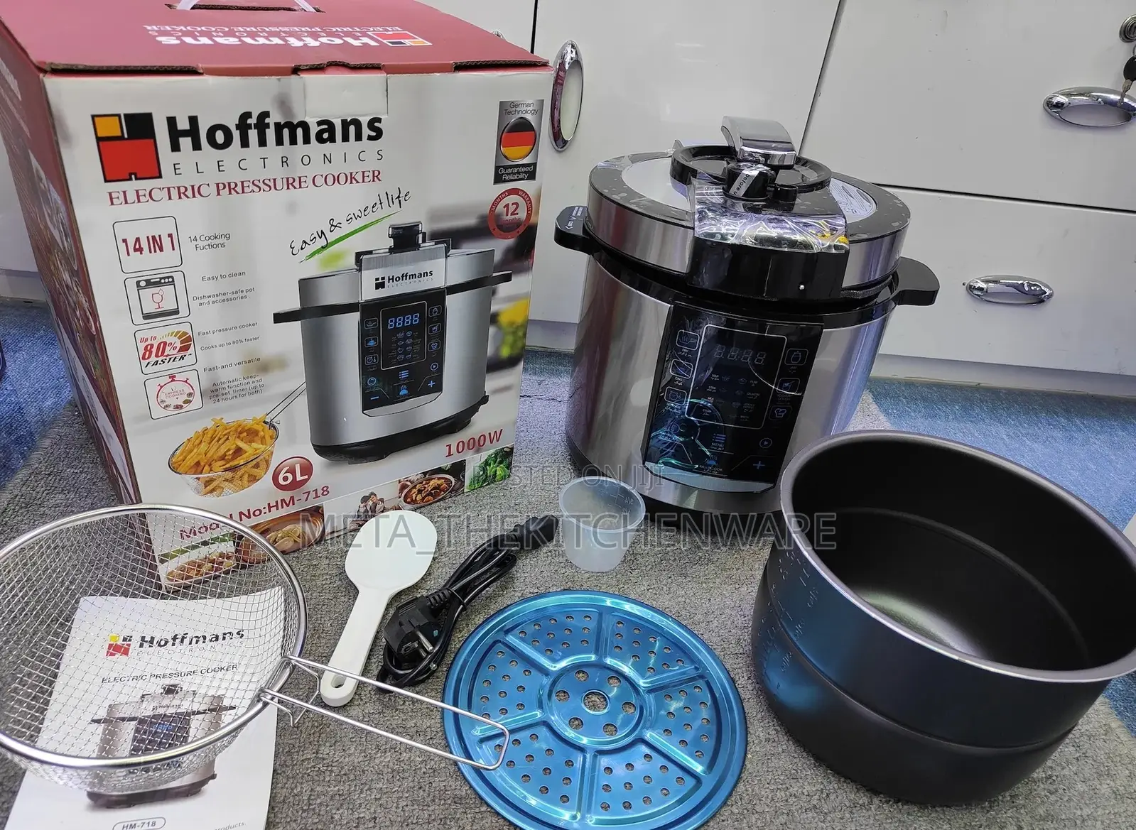 Hoffmans Digital Electric Pressure Cooker 14 in 1