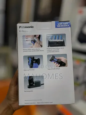 Es-Sa40-K) Panasonic Wet/Dry Washable Shaving Trimmer With 8hrs