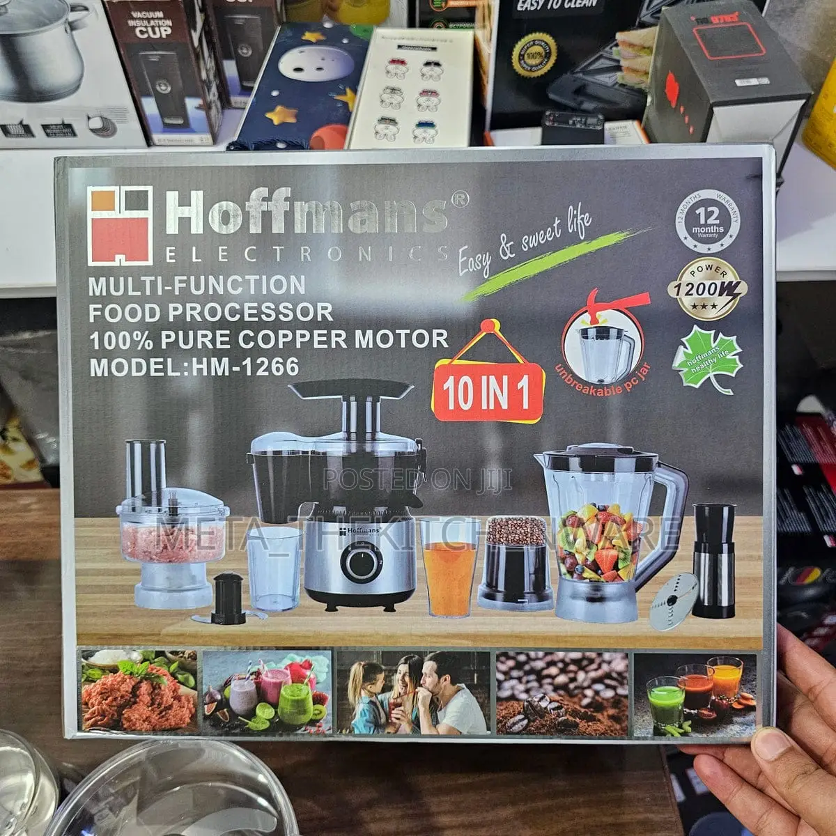 Hoffmans Multifunctional Food Processor 10-in-1