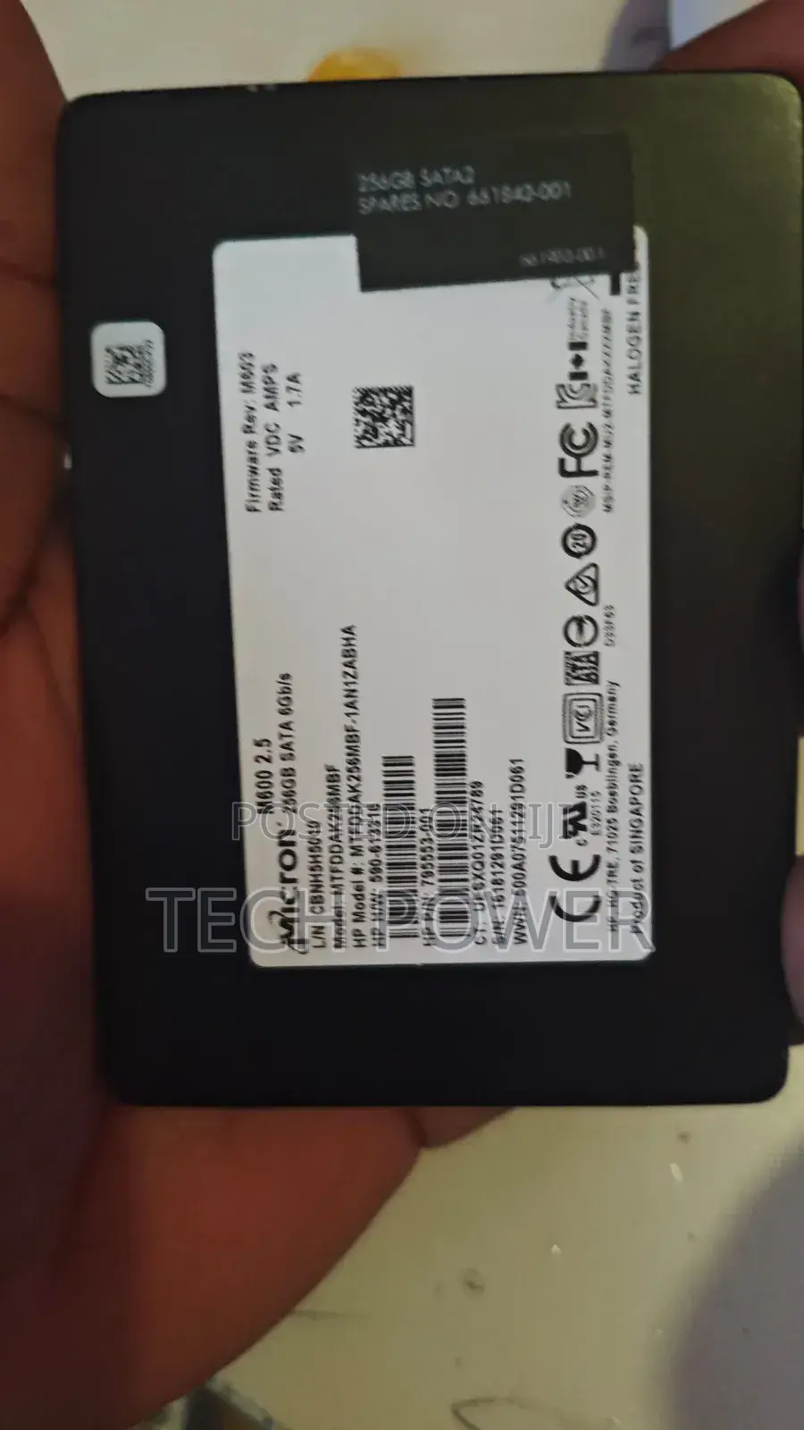 Micron SSD 256gb