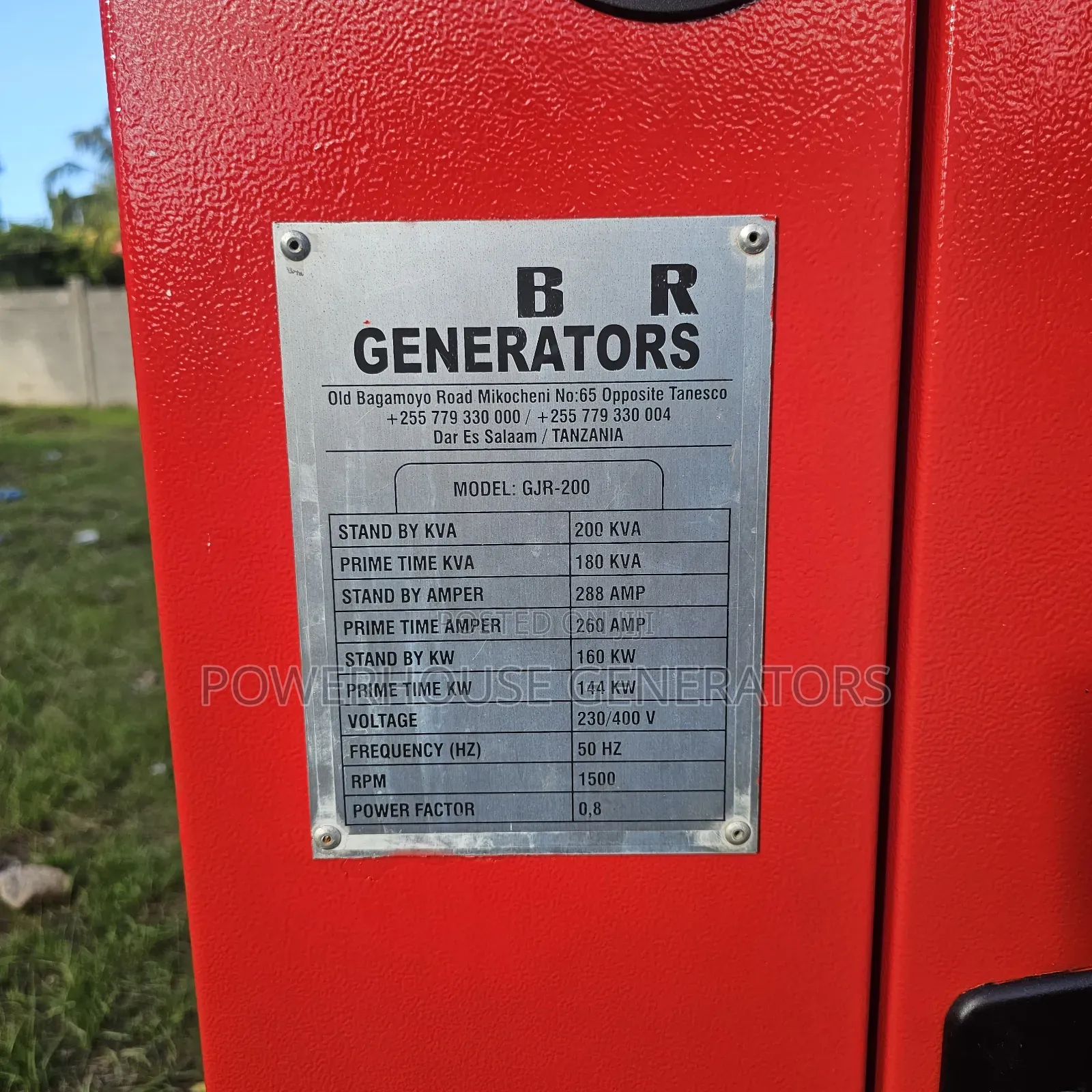 Generator Ricardo 200kva