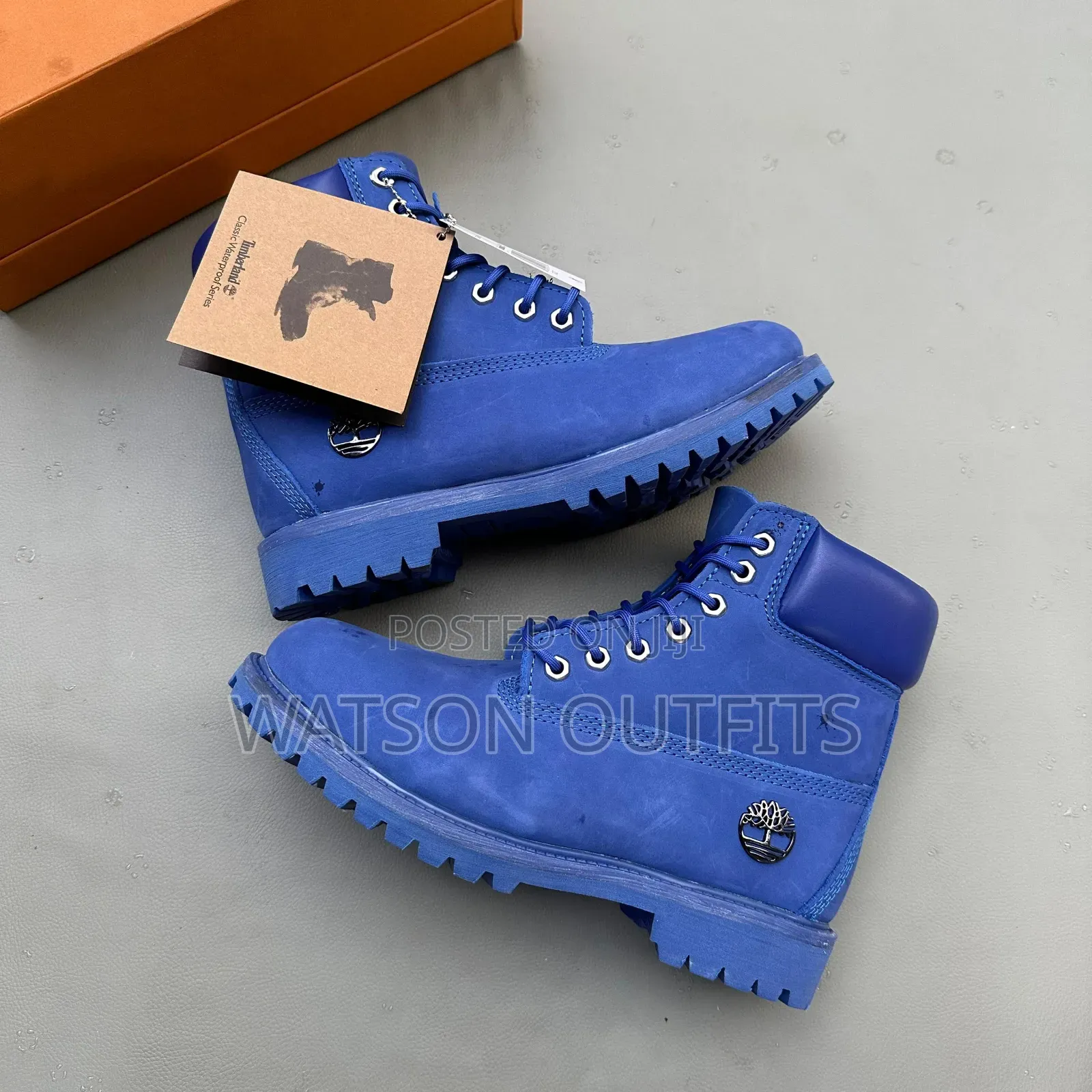 Men's Leather Shoes Timberland Boots Za Mhuri Wa Chuma