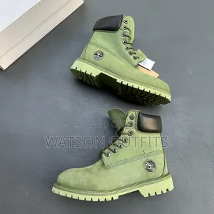 Men's Leather Shoes Timberland Boots Za Mhuri Wa Chuma