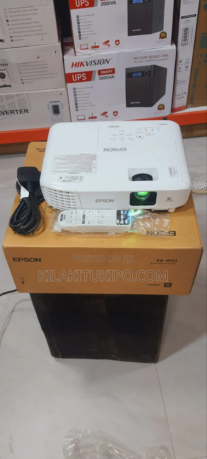 Eb-W53 Epson Projector 4000lumens