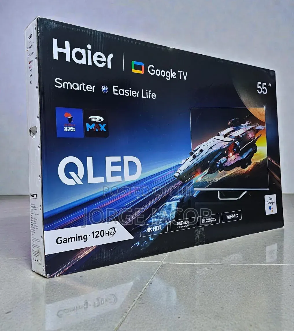 Haier 55-Inch Qled Google Tv HDR Smart Tv | 120hz Gamingtechnology