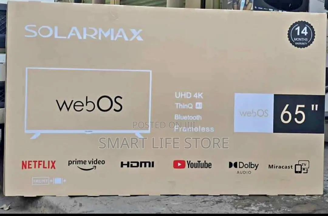 Solar Max Inch 65 Smart Tv