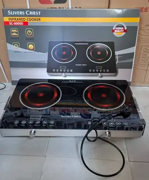 Slivers Criest Infrared Cooker 2plate Pc