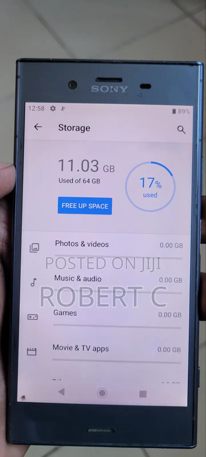 Sony Xperia XZ1 64 GB Blue