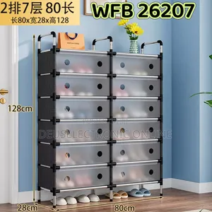 Shoe Rack Ya Kufunika Double Ngazi 12