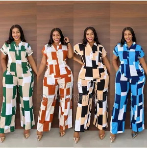 Geometric Print Two-Piece Set
