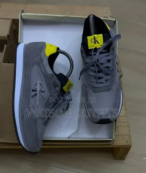 Men's Leather Shoes Ck or Calvin Klein Branded Materials Quality
