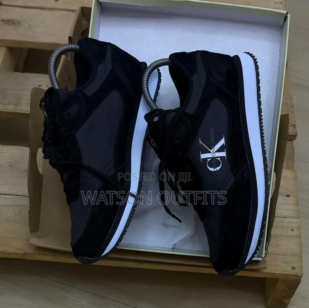 Men's Leather Shoes Ck or Calvin Klein Branded Materials Quality