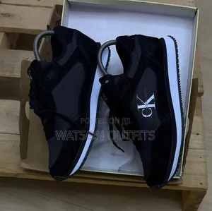 Men's Leather Shoes Ck or Calvin Klein Branded Materials Quality