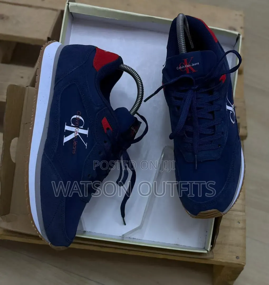 Men's Leather Shoes Ck or Calvin Klein Branded Materials Quality