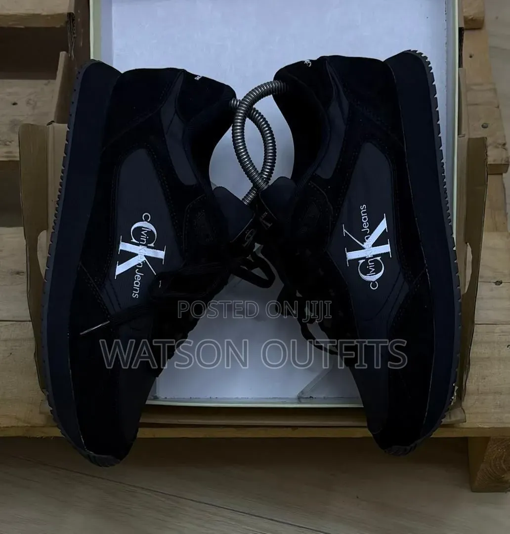 Men's Leather Shoes Ck or Calvin Klein Branded Materials Quality