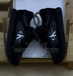 Men's Leather Shoes Ck or Calvin Klein Branded Materials Quality